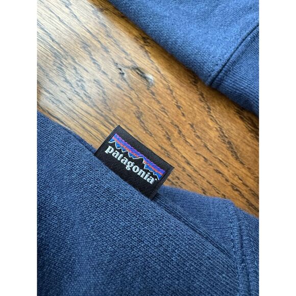 Patagonia Fitz Roy Icon Uprisal Crew Sweatshirt Men’s M / Womens L Blue NWT - Picture 5 of 8